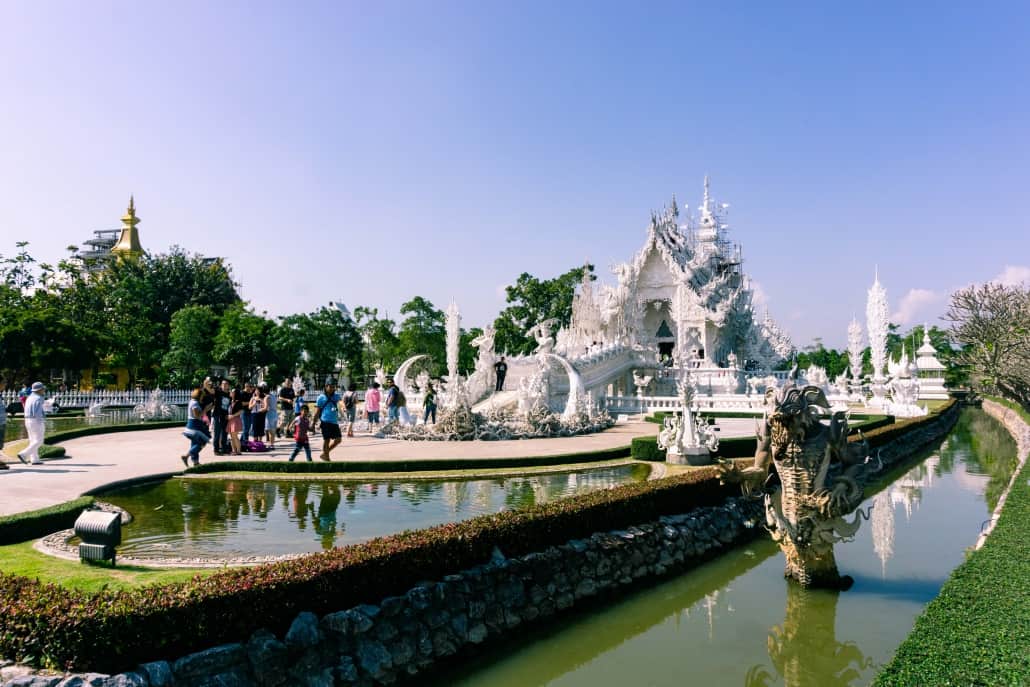 Wat Rong Khun, White Temple, Thailand Tour