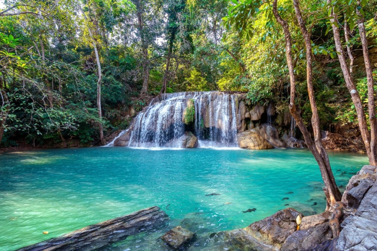 KANCHANABURI-erawan-waterfall-thailand-beautiful-waterfall-with-emerald-pool-nature